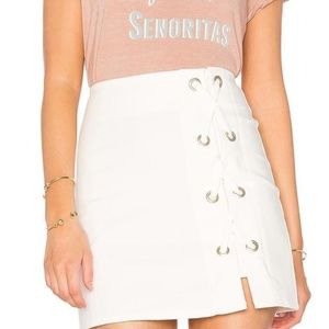 NWT by the way. Tori Lace Up Skirt | S